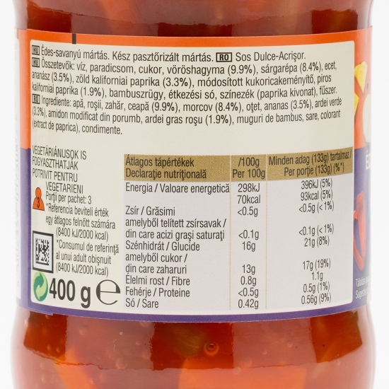 Sos dulce-acrișor 400g
