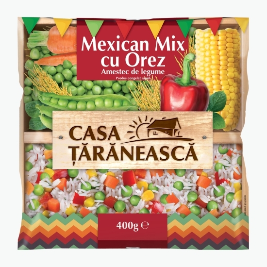 Amestec mexican de legume cu orez 400g