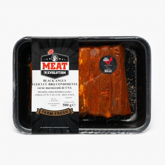 Black Angus fleici cu bbq condimente 500g
