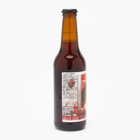 Bere Red Ale nefiltrată și nepasteurizată sticlă 0.33l