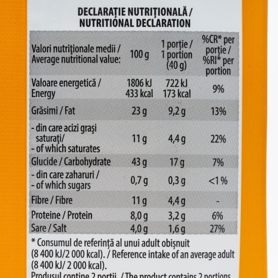 Popcorn cu cașcaval pentru cuptorul cu microunde 80g