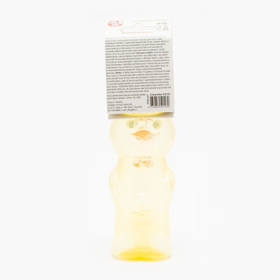 Biberon formă rață galben, +0 luni, 250ml