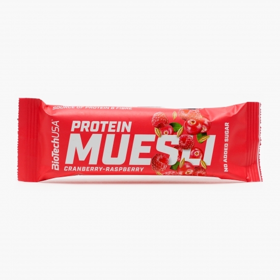 Baton proteic musli zmeură 30g 