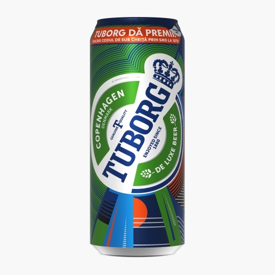 Bere blondă pasteurizată doză 0.5l
