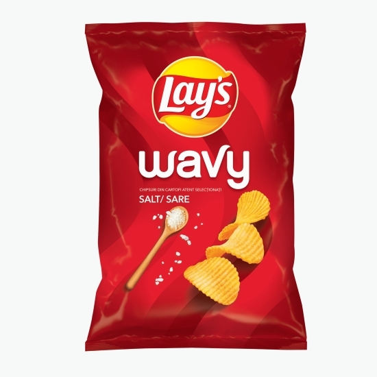 Chipsuri ondulate sare, Wavy 210g