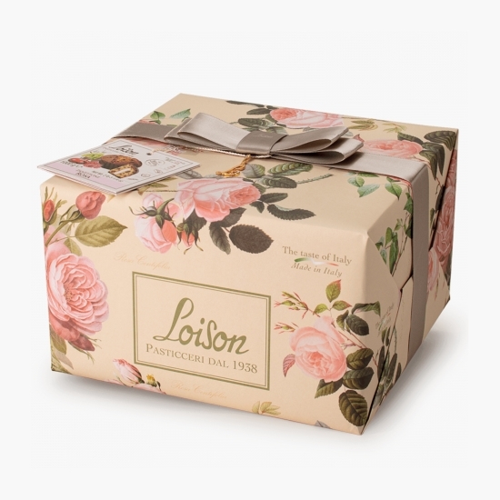 Panettone cu stafide, sirop de trandafir și cremă de trandafir 1000g