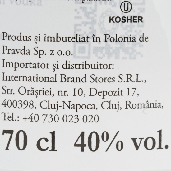 Vodcă, 40%, 700ml
