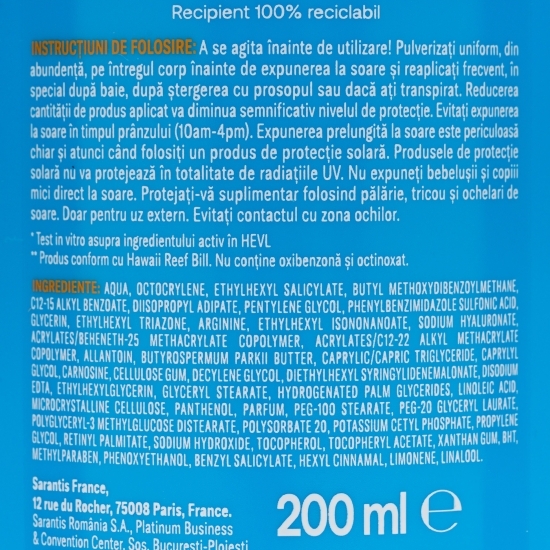 Spray cu protecție solară Sun, SPF 30, 200ml