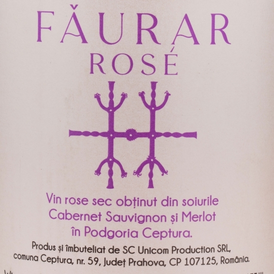 Vin rose sec Cabernet Sauvignion & Merlot, 14%, 0.75l