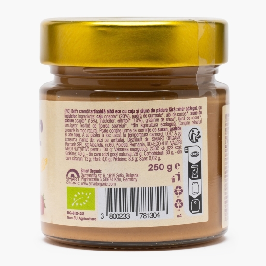 Cremă eco de caju și alune, fără zahăr adăugat 250g