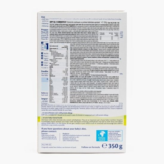 Formulă de lapte praf HA 2, +6 luni, 350g 
