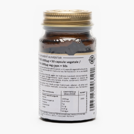 Biotin 1000 mcg , 50 capsule