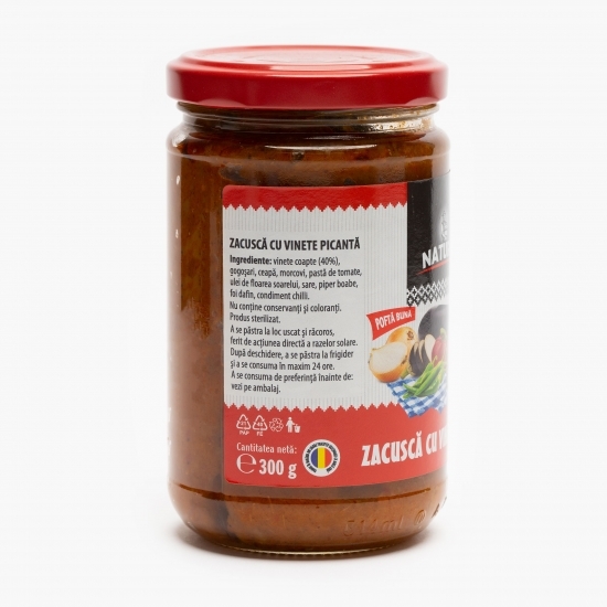 Zacuscă picantă de vinete 300g