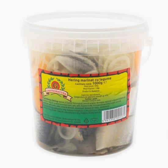 Hering marinat cu legume 1000g