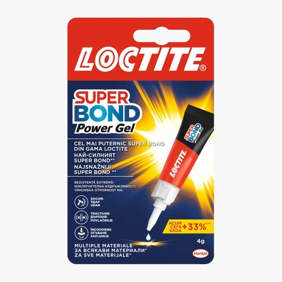 Adeziv universal super glue gel Super Bond Power Gel 4g