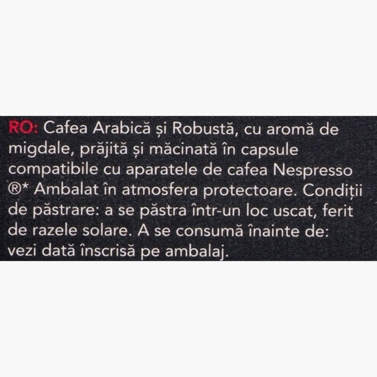 Amaretto Almond Revolution, 10 băuturi, capsule cafea