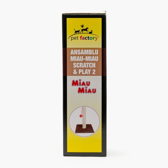 Ansamblu de joacă pentru pisici Scratch & Play 2