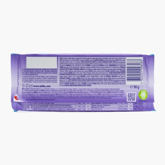 Ciocolată aerată cu lapte alpin 90g