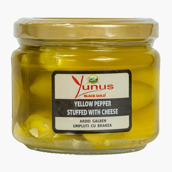 Ardei galbeni umpluți cu brânză, 290g