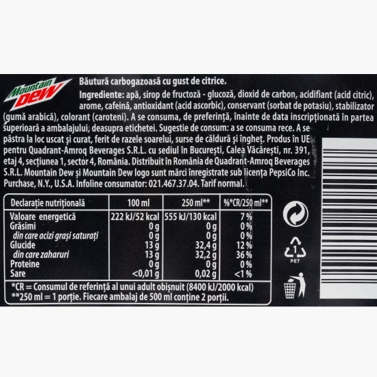 Băutură carbogazoasă lămâie 0.5l