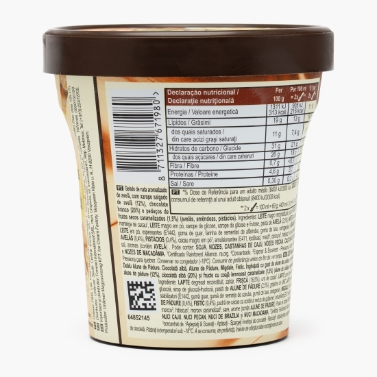 Înghețată Double alune de pădure 0.44l (310g)