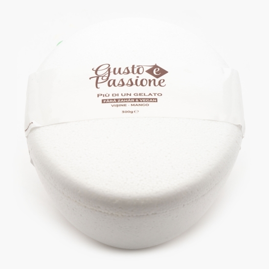 Înghețată italiană artizanală (gelato) vișine + mango(vegan și fără zahăr) 300g