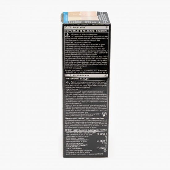 Vopsea de păr permanentă Cool and Ashy, 10-13 blond arctic, 115ml