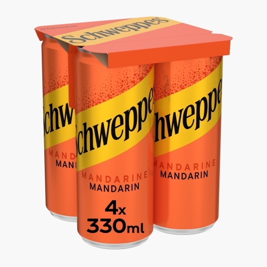 Apă tonică cu aromă de mandarine 4x0.33l