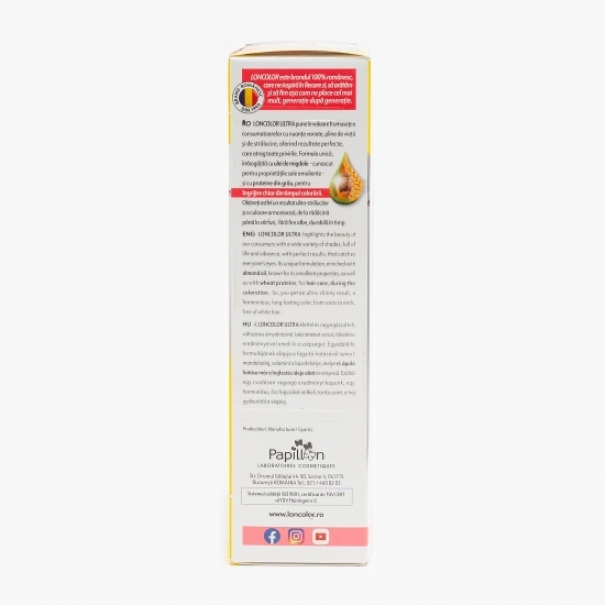 Vopsea permanentă pentru păr Ultra Max 4.8 „alună” 200ml