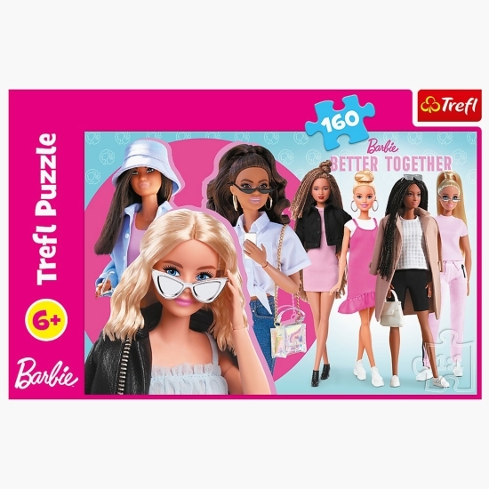 Puzzle Lumea Barbie, 160 piese, 6+ ani