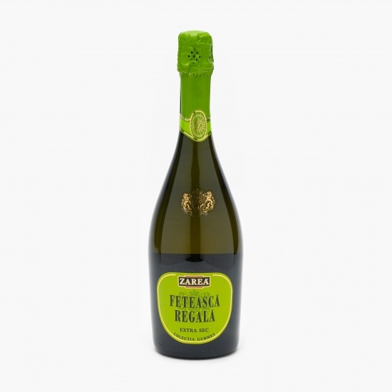 Vin spumant alb extra sec Fetească Regală Gurmet, 11%, 750ml
