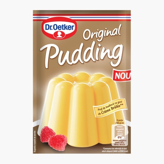 Praf de budincă Original Pudding cu gust de Crème Brûlée 40g