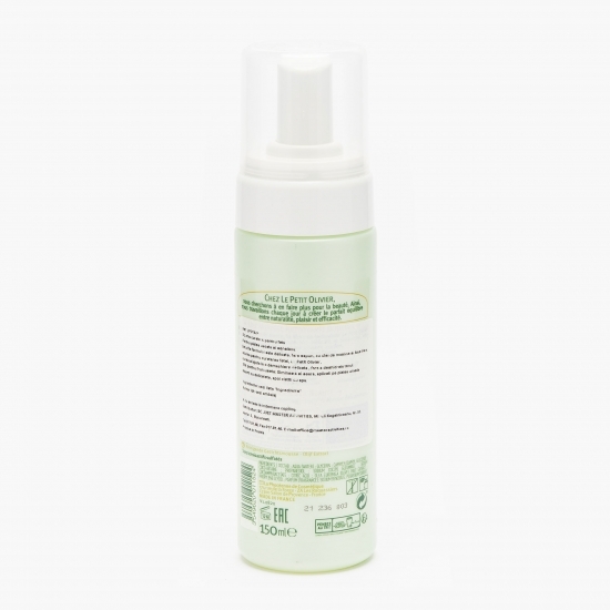 Demachiant spumă pentru ten normal și uscat, cu ulei de măsline 150ml