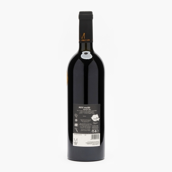 Vin roșu sec Merlot Petit Matei, 14.5%, 0.75l