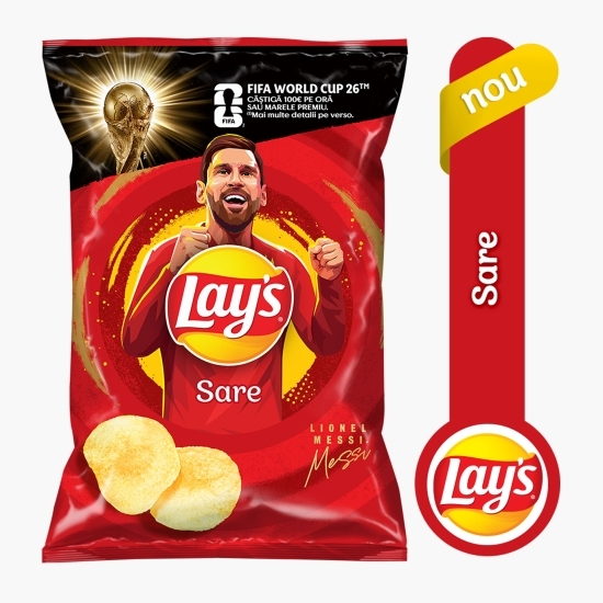 Chipsuri din cartofi cu sare 125g