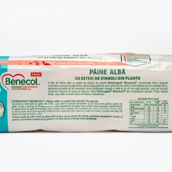 Pâine albă cu esteri de stanoli din plante 240g