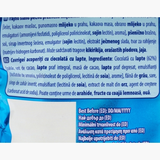 Covrigei glazurați cu aromă de ciocolată cu lapte Flipz 90g