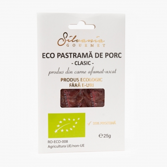 Pastramă de porc eco Clasic 25g