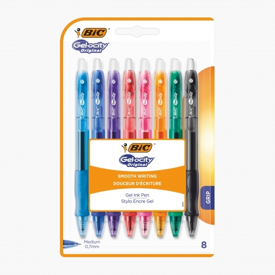 Set 8 pixuri colorate cu gel Roller Gelocity Original