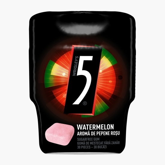 Gumă de mestecat fără zahăr cu îndulcitori și aromă de pepene roșu 61.8g