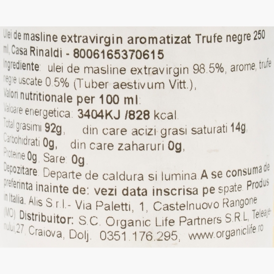 Ulei de măsline extravirgin aromatizat cu trufe negre 250ml