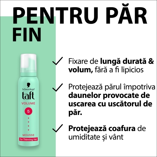 Spumă pentru păr fin (5) 200ml 