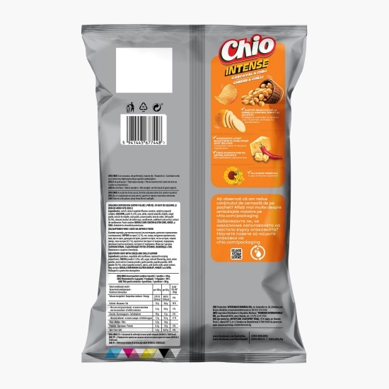 Chipsuri Intense cu cașcaval și chili 120g