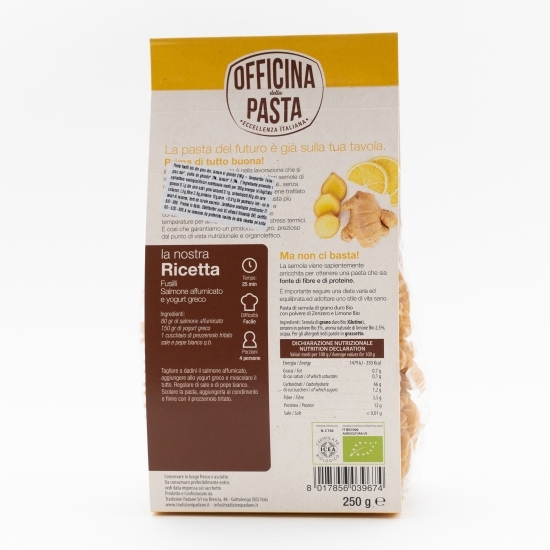 Paste fusilli eco din lămâie și ghimbir 250g