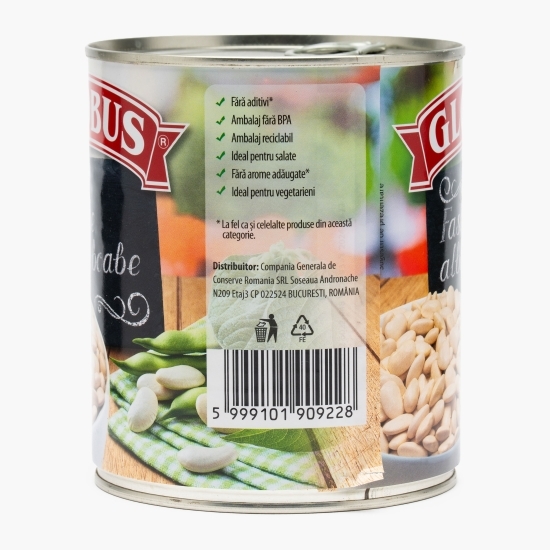 Fasole albă boabe 800g