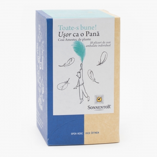 Ceai eco „Toate-s bune! Ușor ca o pană” 18 plicuri