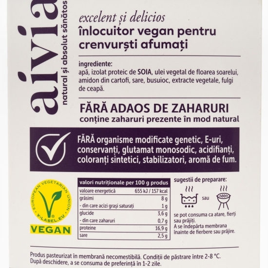 Crenvurști vegani afumați 200g
