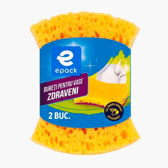 Bureți pentru vase Zdraveni 2 buc