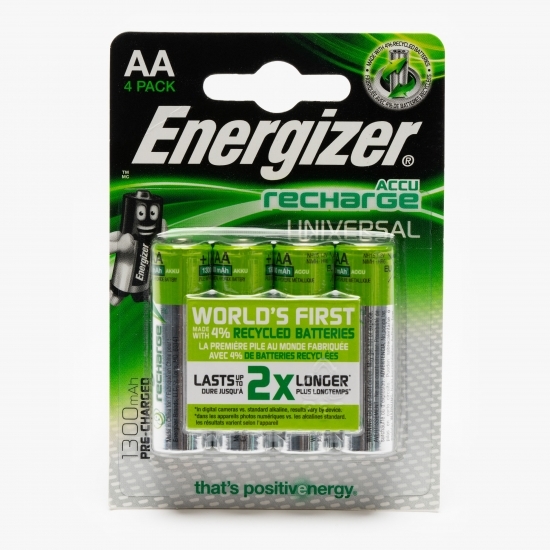 Baterie reîncărcabilă preîncărcată AA/R6 1300mAh, 4 buc