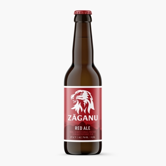 Bere artizanală nepasteurizată roșie 0.33l